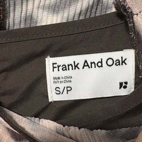 Frank & Oak Textured Long Sleeve Dress - Dark Chocolate - Picture 3 of 5